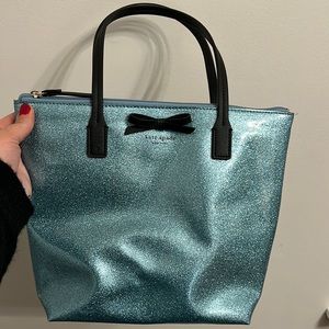Kate Spade Glitter and Sparkle Small Zipper Tote